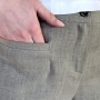 natural linen trousers