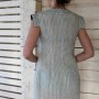 Short sleeve linen dress
