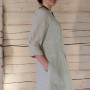 Natural linen tunic dress