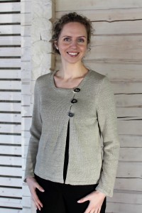 knitted linen cardigan