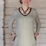 knitted linen tunic