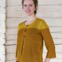 Two colour knitted cardigan