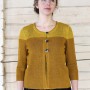 Two colour knitted cardigan