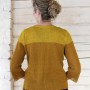 Two colour knitted cardigan