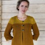 Two colour knitted cardigan