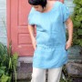 linen tunic with pockets