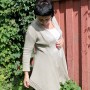 Long open front cardigan