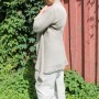 Long open front cardigan
