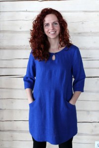 Blue Tunic With Large Pockets
