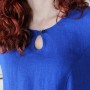 Blue Tunic With Large Pockets