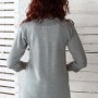 Natural Linen Tunic with Fabric Decorations