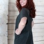 Grey Linen Wrap Shawl