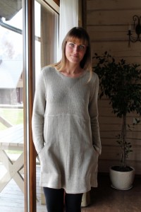 Knitted Natural Linen Tunik