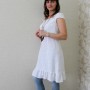 White Linen Dress