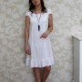 White Linen Dress