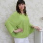 Knitted Linen Batwing Top