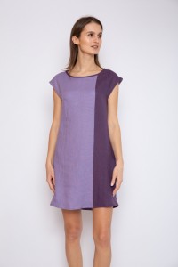 Shortsleeve linen dress